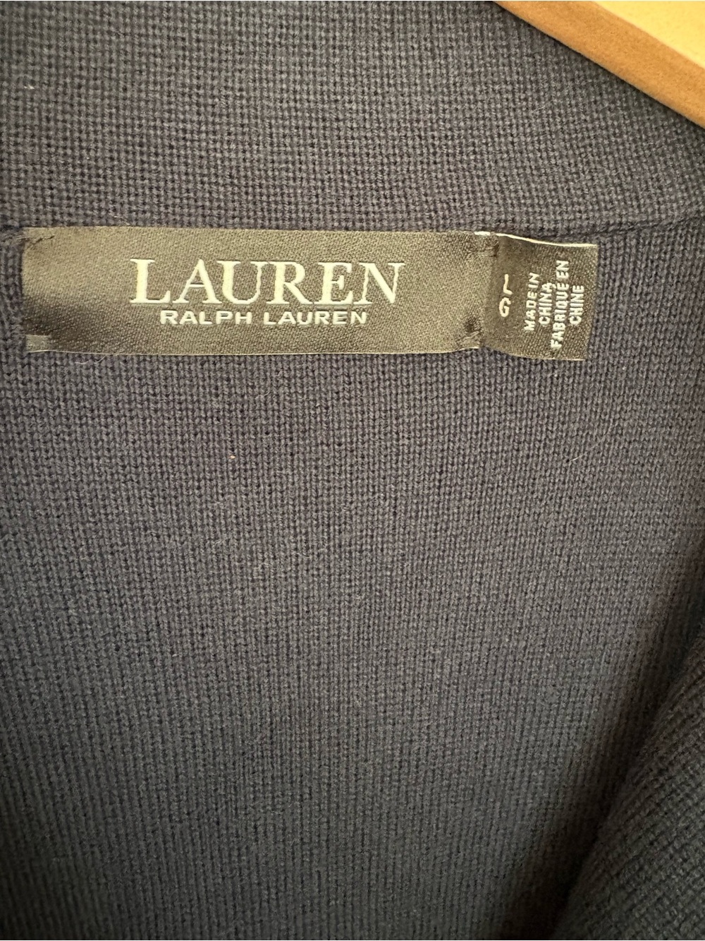 Ralph Lauren Navy Knit Blazer with Gold Buttons - Picture 2 of 9